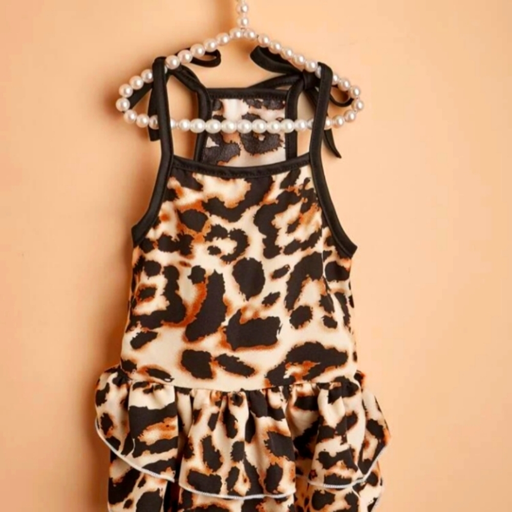 Animal Print Dog Sundress